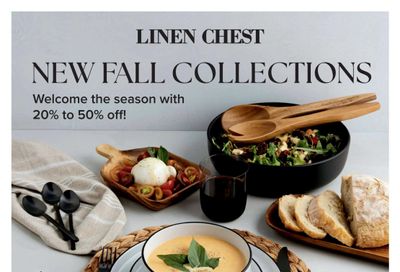 Linen Chest Flyer August 21 to September 15