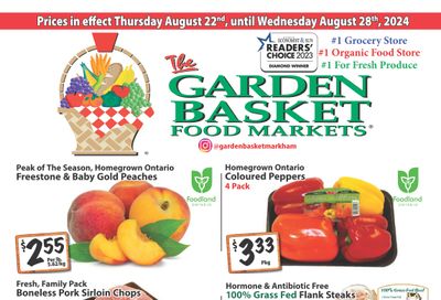 The Garden Basket Flyer August 22 to 28