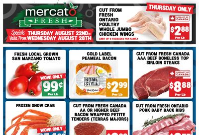 Mercato Fresh Flyer August 22 to 28