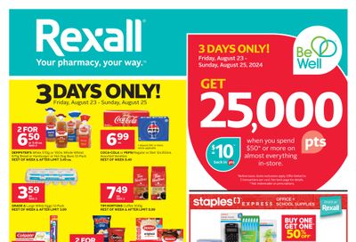 Rexall (AB) Flyer August 23 to 29