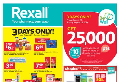 Rexall (ON) Flyer August 23 to 29