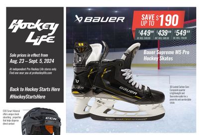 Pro Hockey Life Flyer August 23 to September 3