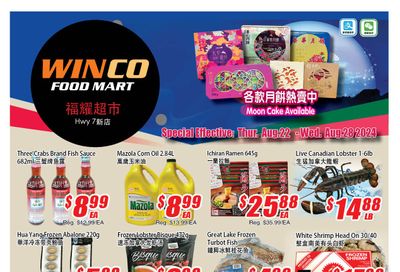 WinCo Food Mart (HWY 7) Flyer August 22 to 28