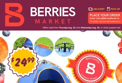 Berries Market Flyer August 22 to 28