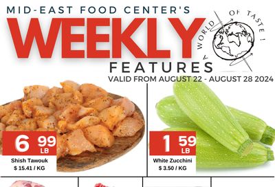 Mid-East Food Centre Flyer August 22 to 28