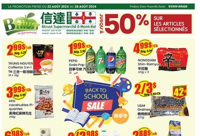 Btrust Supermarket (Montreal) Flyer August 22 to 28