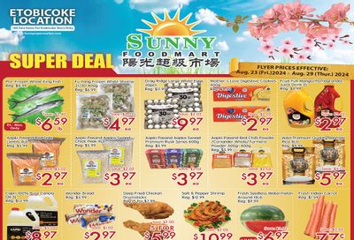 Sunny Foodmart (Etobicoke) Flyer August 23 to 29