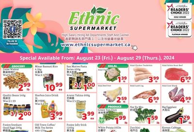 Ethnic Supermarket (Milton) Flyer August 23 to 29