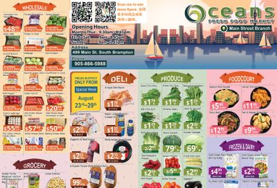 Oceans Fresh Food Market (Main St., Brampton) Flyer August 23 to 29