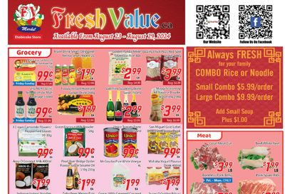 Fresh Value (Etobicoke) Flyer August 23 to 29