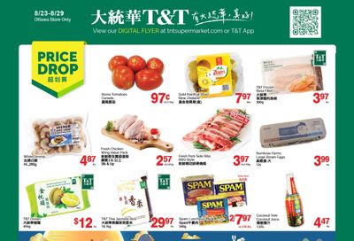 T&T Supermarket (Ottawa) Flyer August 23 to 29