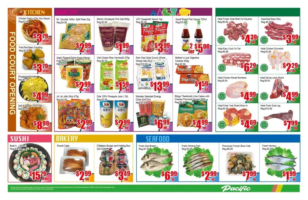 Pacific Fresh Food Market (Pickering) Flyer August 23 to 29