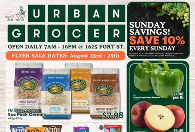 Urban Grocer Flyer August 23 to 29