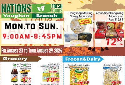 Nations Fresh Foods (Vaughan) Flyer August 23 to 29