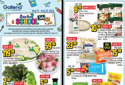 Galleria Supermarket Flyer August 23 to 29