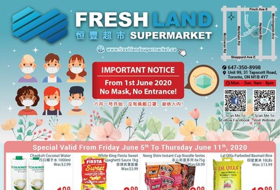 FreshLand Supermarket Flyer June 5 to 11