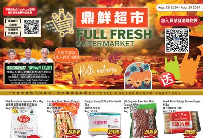 Full Fresh Supermarket Flyer August 23 to 29