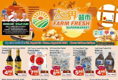 Farm Fresh Supermarket Flyer August 23 to 29