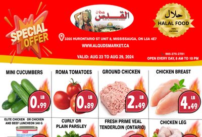 Al-Quds Supermarket Flyer August 23 to 29