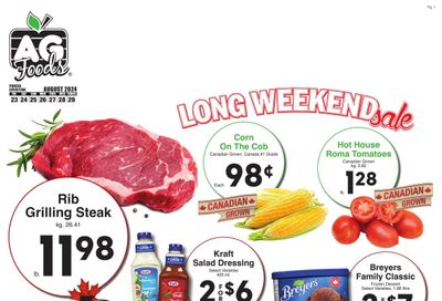 AG Foods Flyer August 23 to 29