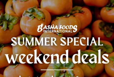 Basha Foods International Weekend Deals Flyer August 23 to 26