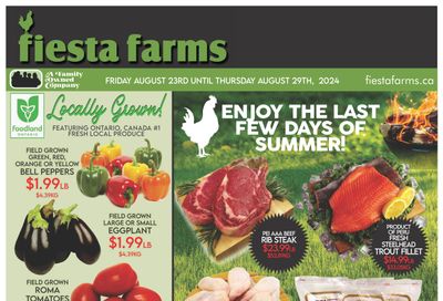 Fiesta Farms Flyer August 23 to 29