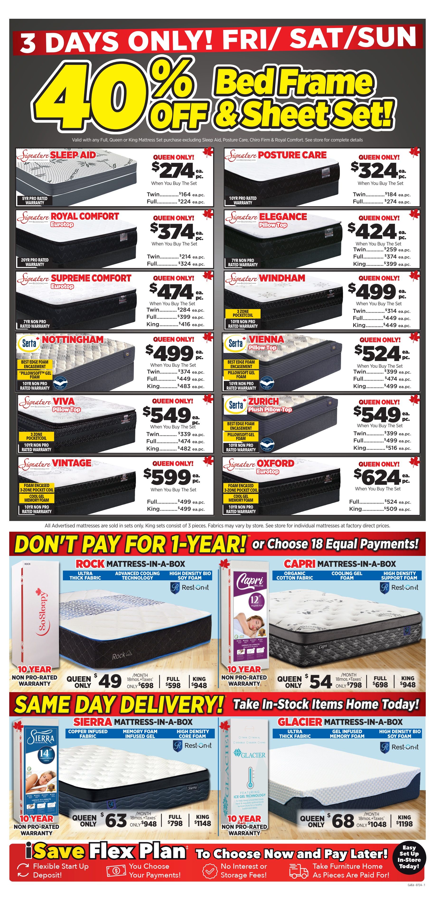Surplus Furniture & Mattress Warehouse (Calgary) Flyer August 26 to September 1
