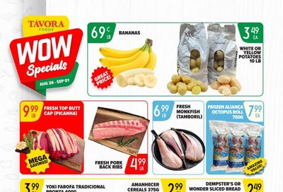 Tavora Foods Flyer August 26 to September 1