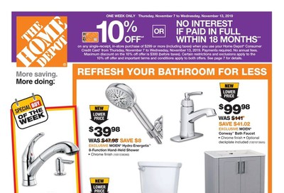 Home Depot (Atlantic) Flyer November 7 to 13