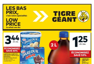 Tigre Géant Flyer August 28 to September 3