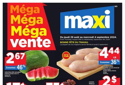 Maxi Flyer August 29 to September 4