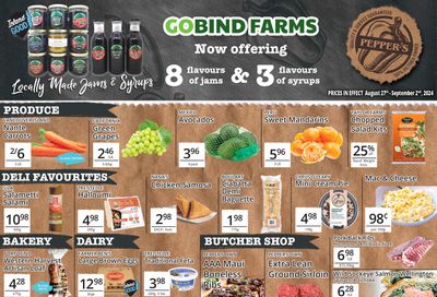 Pepper's Foods Flyer August 27 to September 2