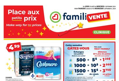 Familiprix Clinique Flyer August 29 to September 4