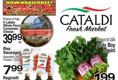 Cataldi Fresh Market Flyer August 28 to September 3