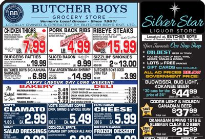 Butcher Boys Grocery Store Flyer August 23 to September 2