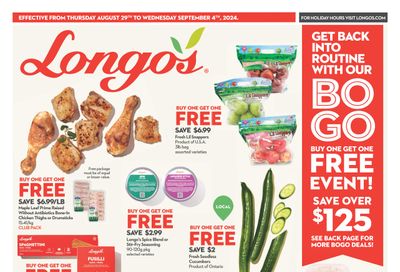 Longo's Flyer August 29 to September 4