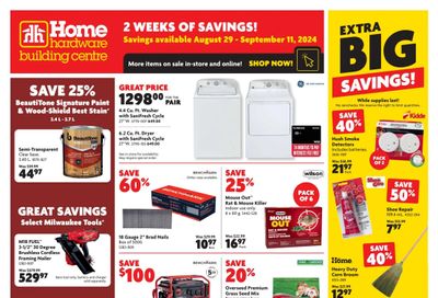 Home Hardware Building Centre (ON) Flyer August 29 to September 11