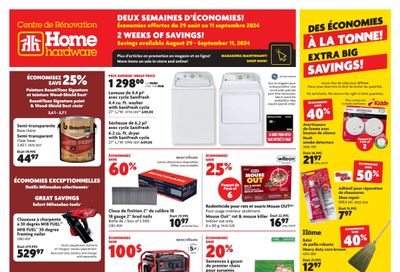 Home Hardware Building Centre (QC) Flyer August 29 to September 11