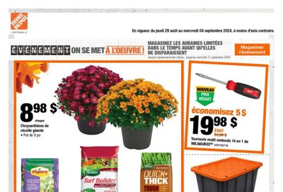 Home Depot (QC) Flyer August 29 to September 4