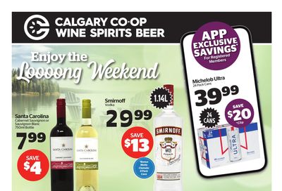 Calgary Co-op Liquor Flyer August 29 to September 4