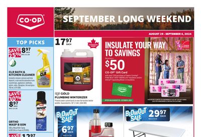 Co-op (West) Home Centre Flyer August 29 to September 4