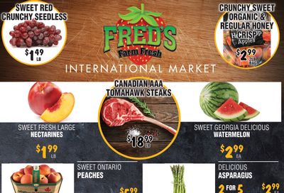 Fred's Farm Fresh Flyer August 28 to September 3