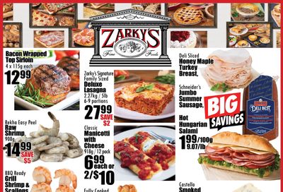 Zarky's Flyer August 28 to September 3 