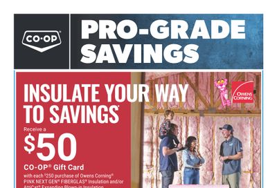 Co-op (West) Home Centre Pro-Grade Savings Flyer August 29 to September 4