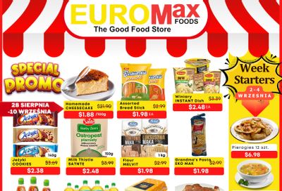 EuroMax Foods Bi-Weekly Flyer August 28 to September 10