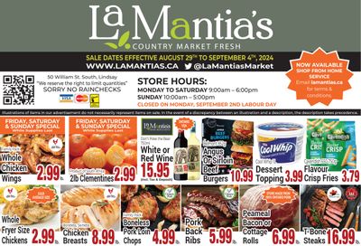 LaMantia's Flyer August 29 to September 4