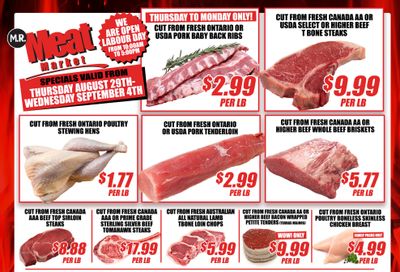 M.R. Meat Market Flyer August 29 to September 4