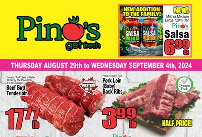 Pino's Flyer August 29 to September 4