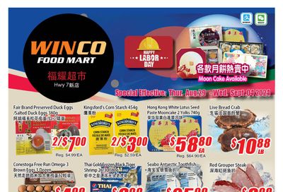 WinCo Food Mart (HWY 7) Flyer August 29 to September 4