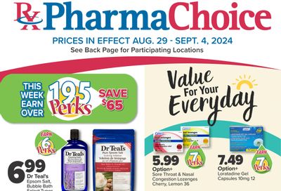 PharmaChoice (BC, AB, SK & MB) Flyer August 29 to September 4